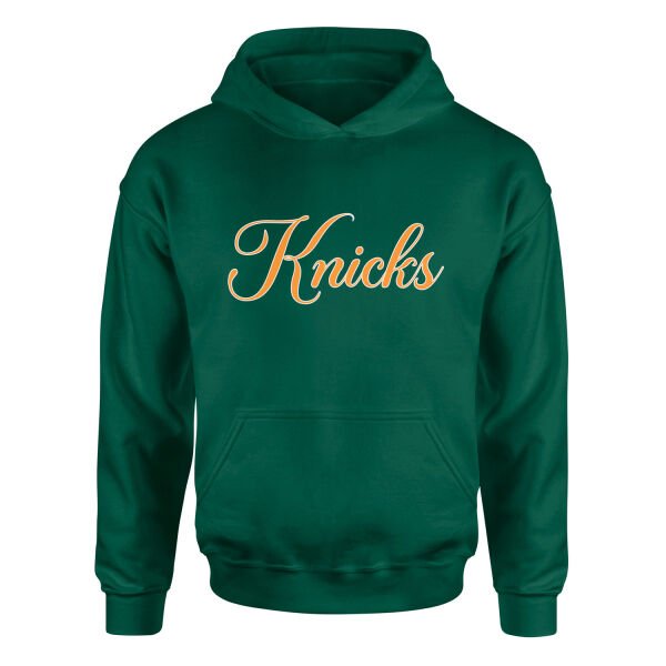 Knicks Cursive Hoodie L - Nefti Yeşili