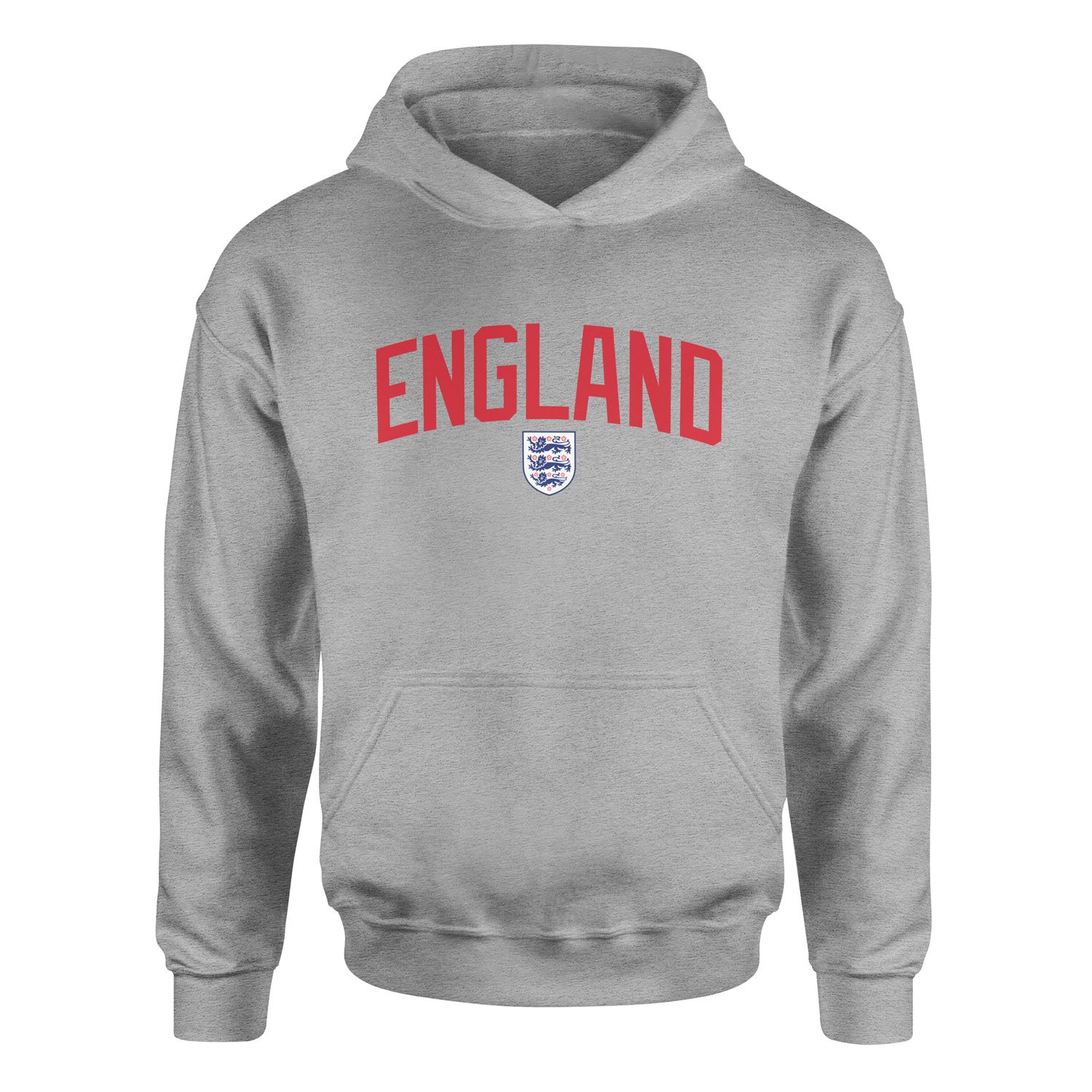 İngiltere Lionheart Hoodie L - Gri