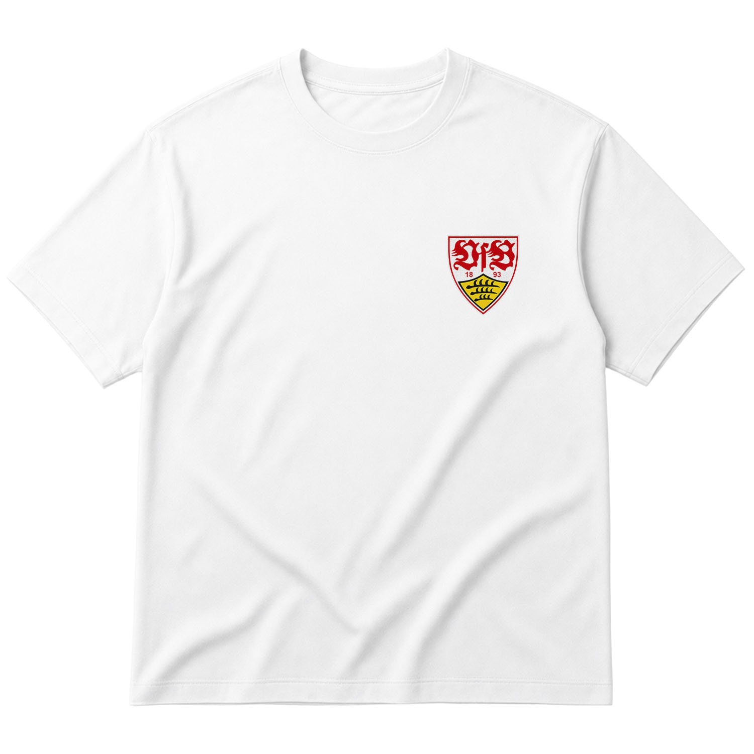 VfB Stuttgart Oversize Tişört S - Beyaz