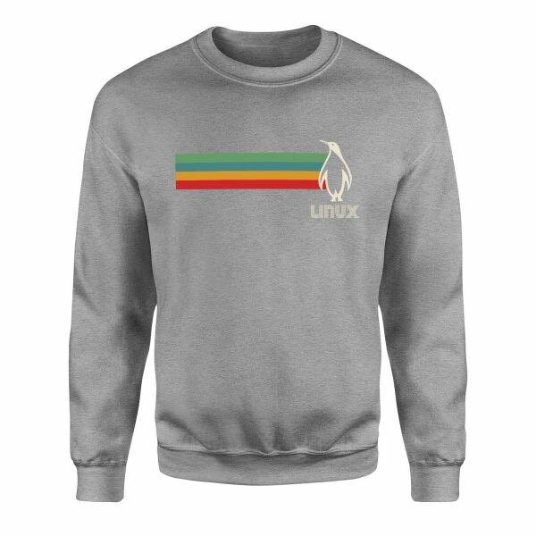 LINUX Sweatshirt S - Gri
