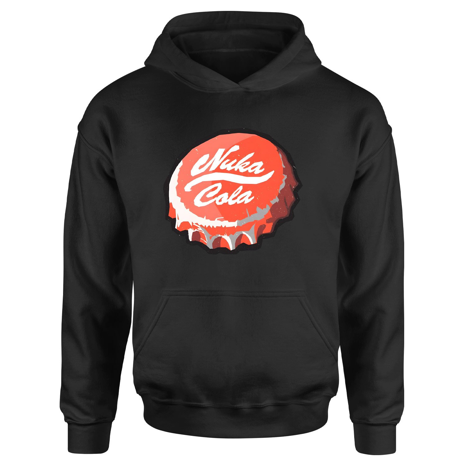 Nuka Cola Caps Hoodie M - Siyah