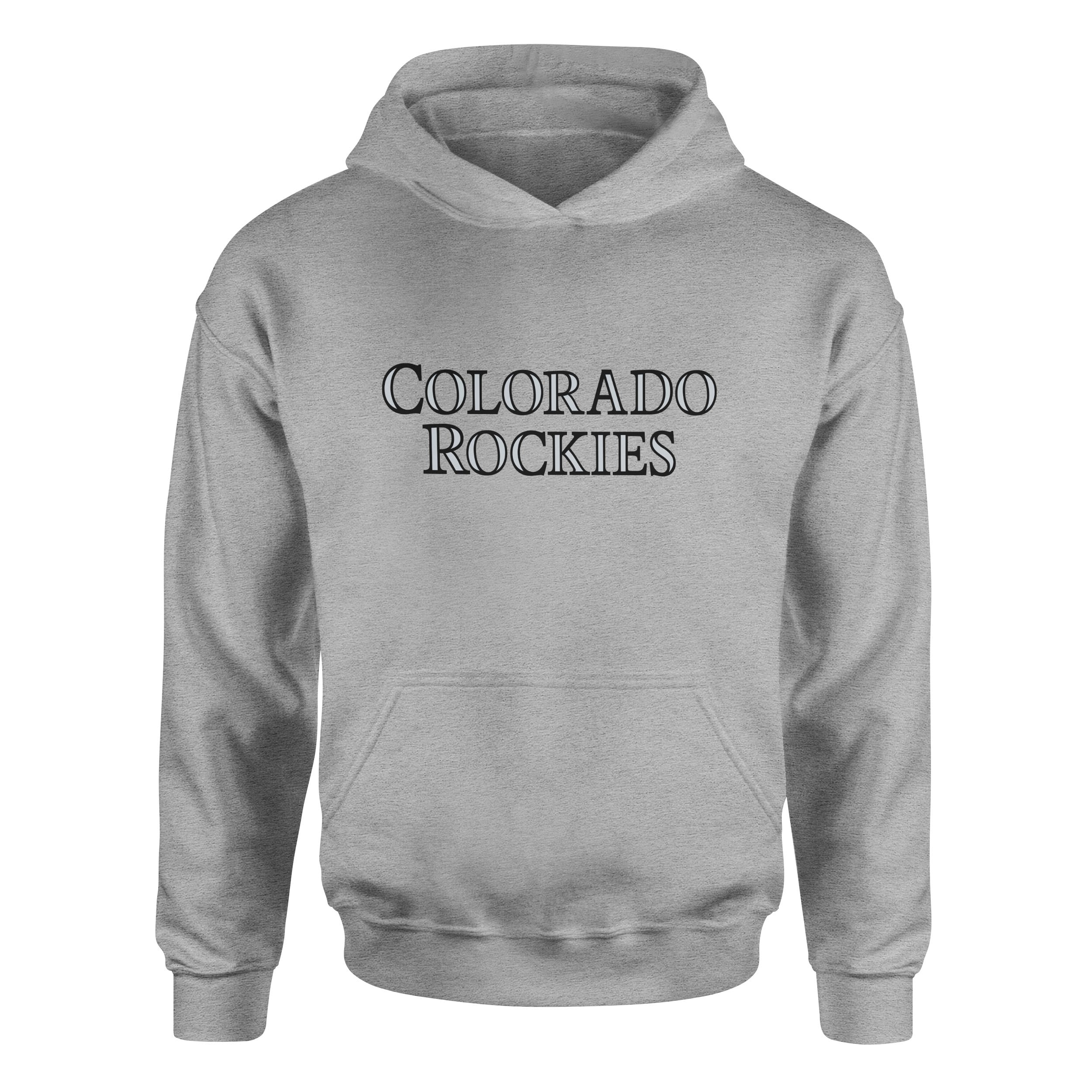 Colorado ROCKIES Hoodie XXL - Gri