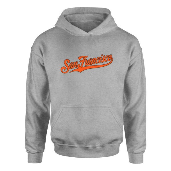 San Francisco Hoodie M - Gri