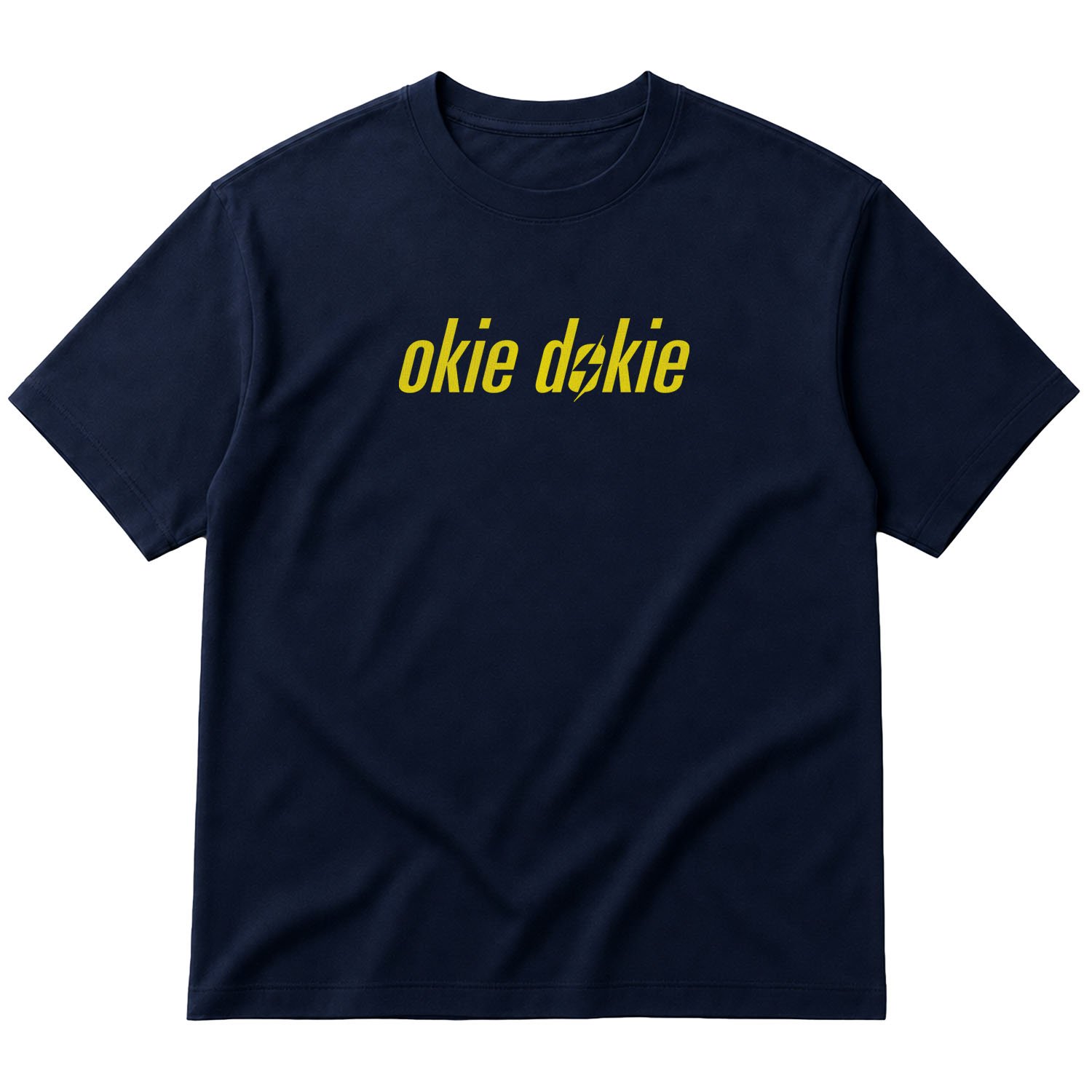 okie dokie | Fallout Oversize Tişört L - İndigo Mavisi