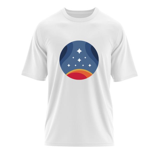 Starfield Constellation Oversize Tişört M - Beyaz