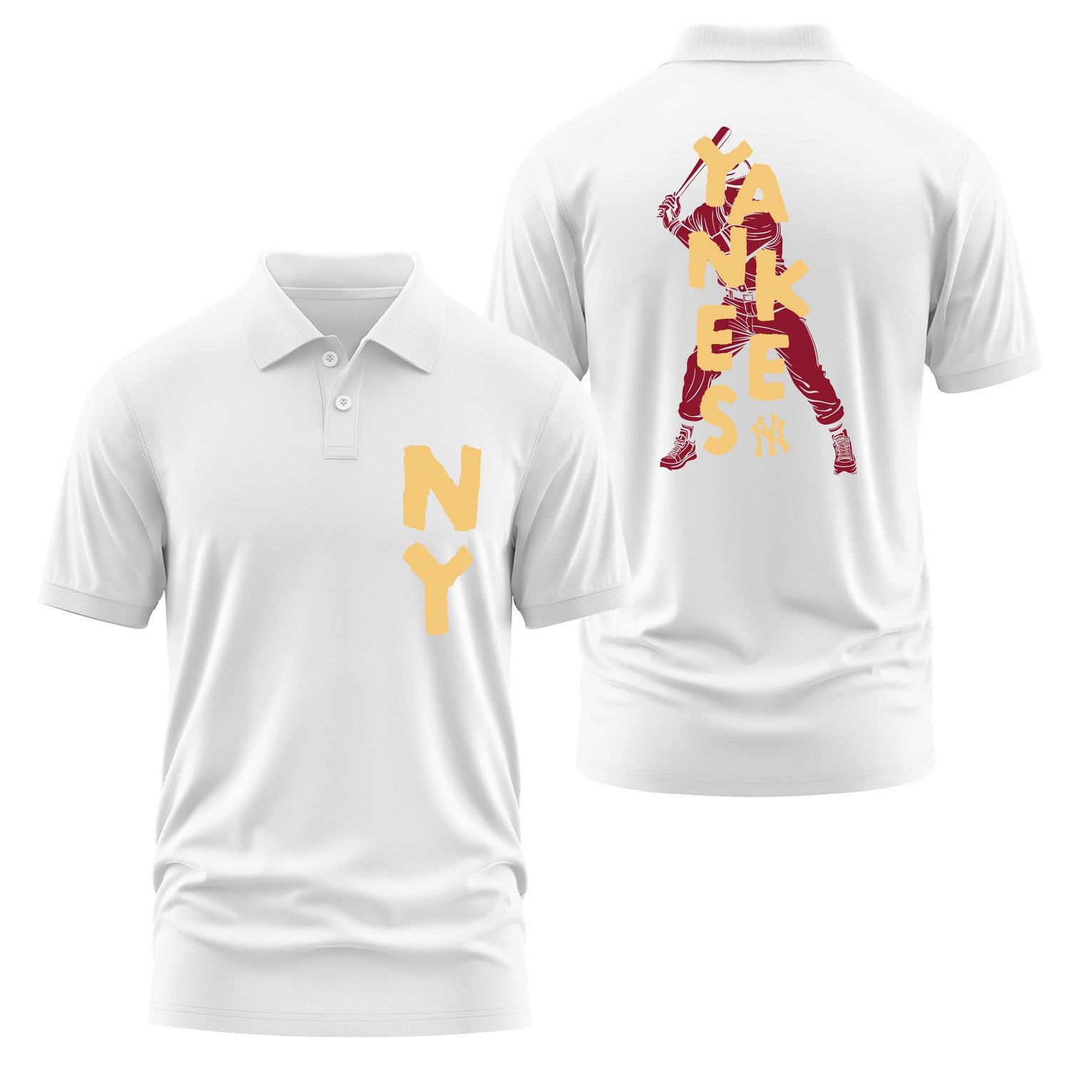 NY Yankees WS Legendary Edition Polo Tişört S - Beyaz