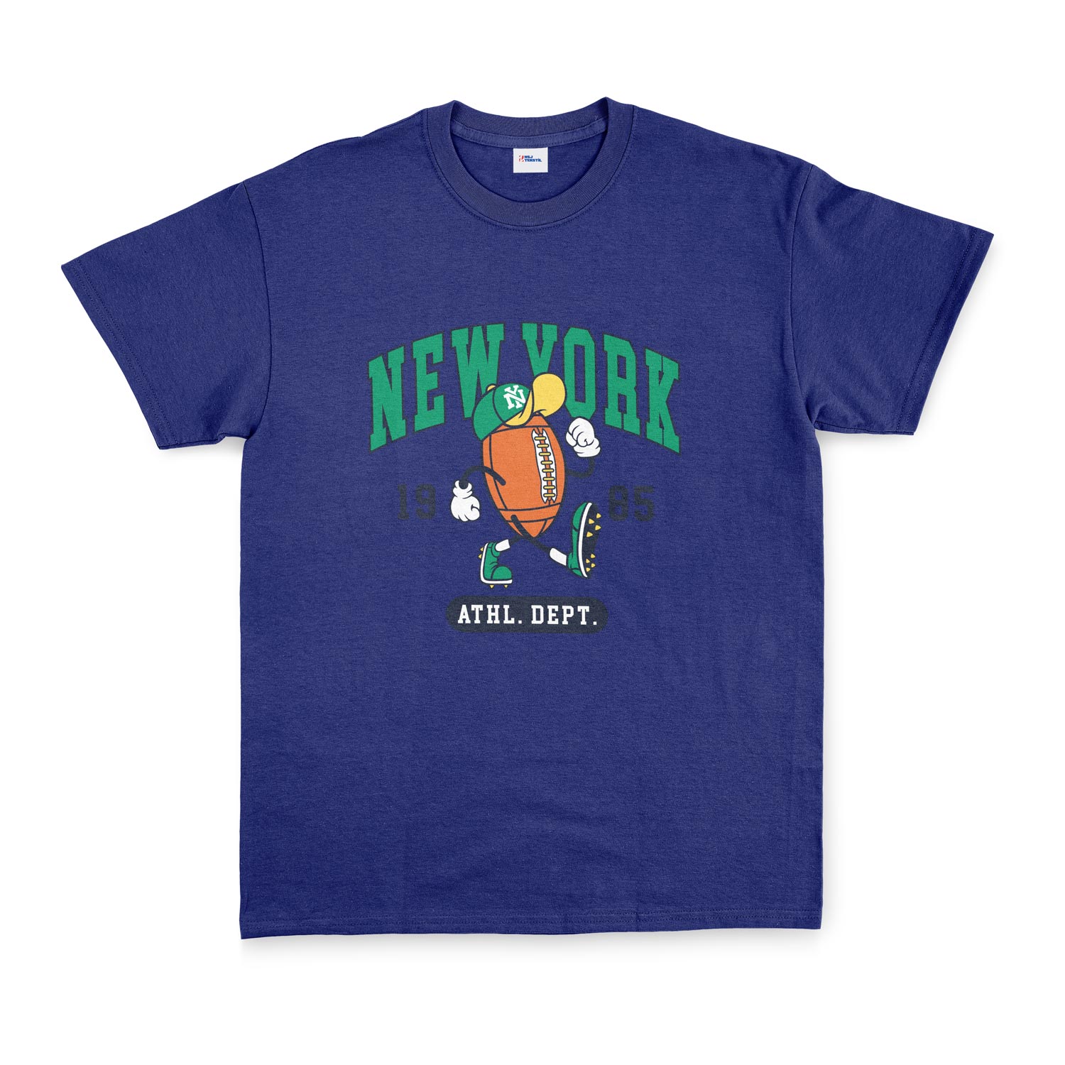 New York 1985 Tişört S - İndigo Mavisi