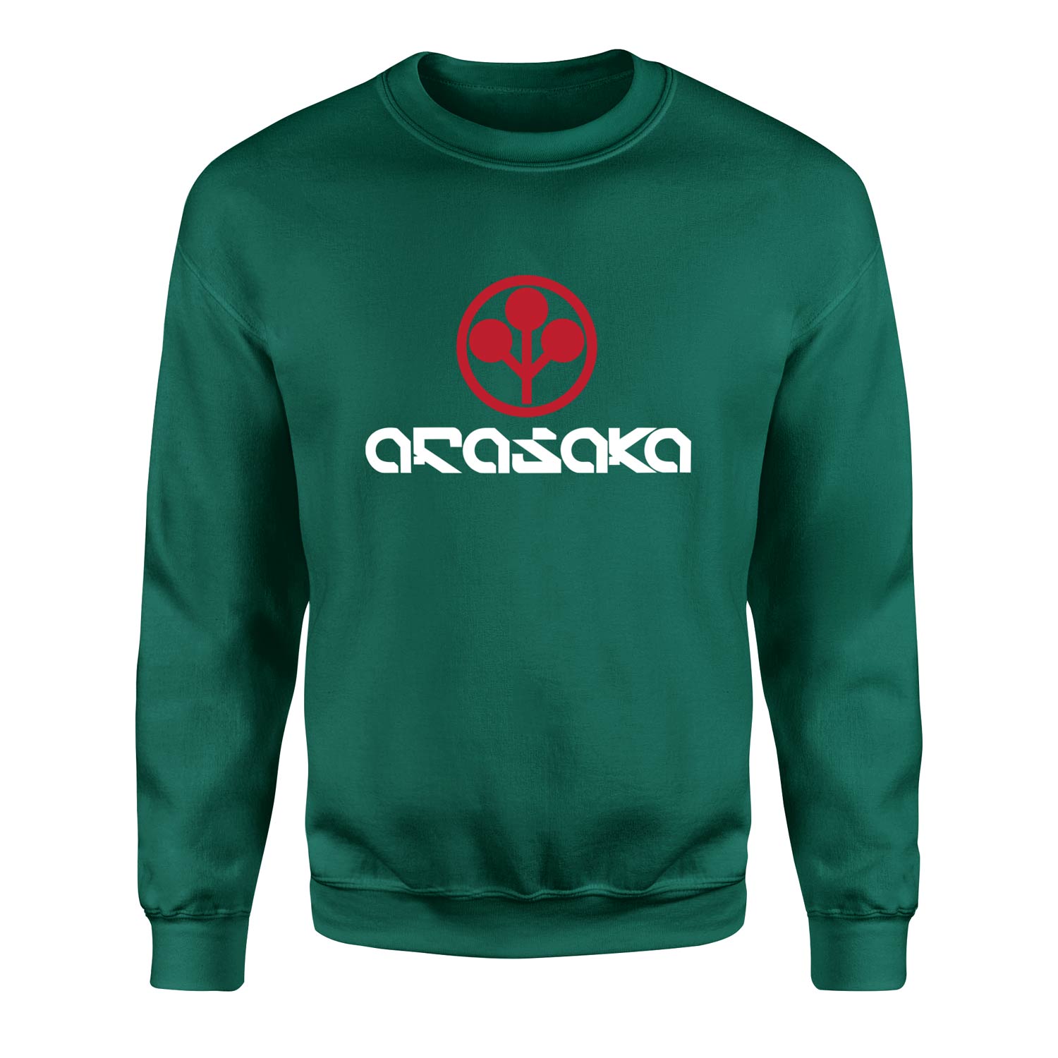 Arasaka | Cyberpunk Sweatshirt XXL - Nefti Yeşili