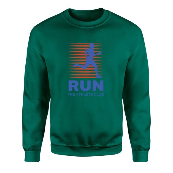 Run, The Athlete Club Sweatshirt M - Nefti Yeşili