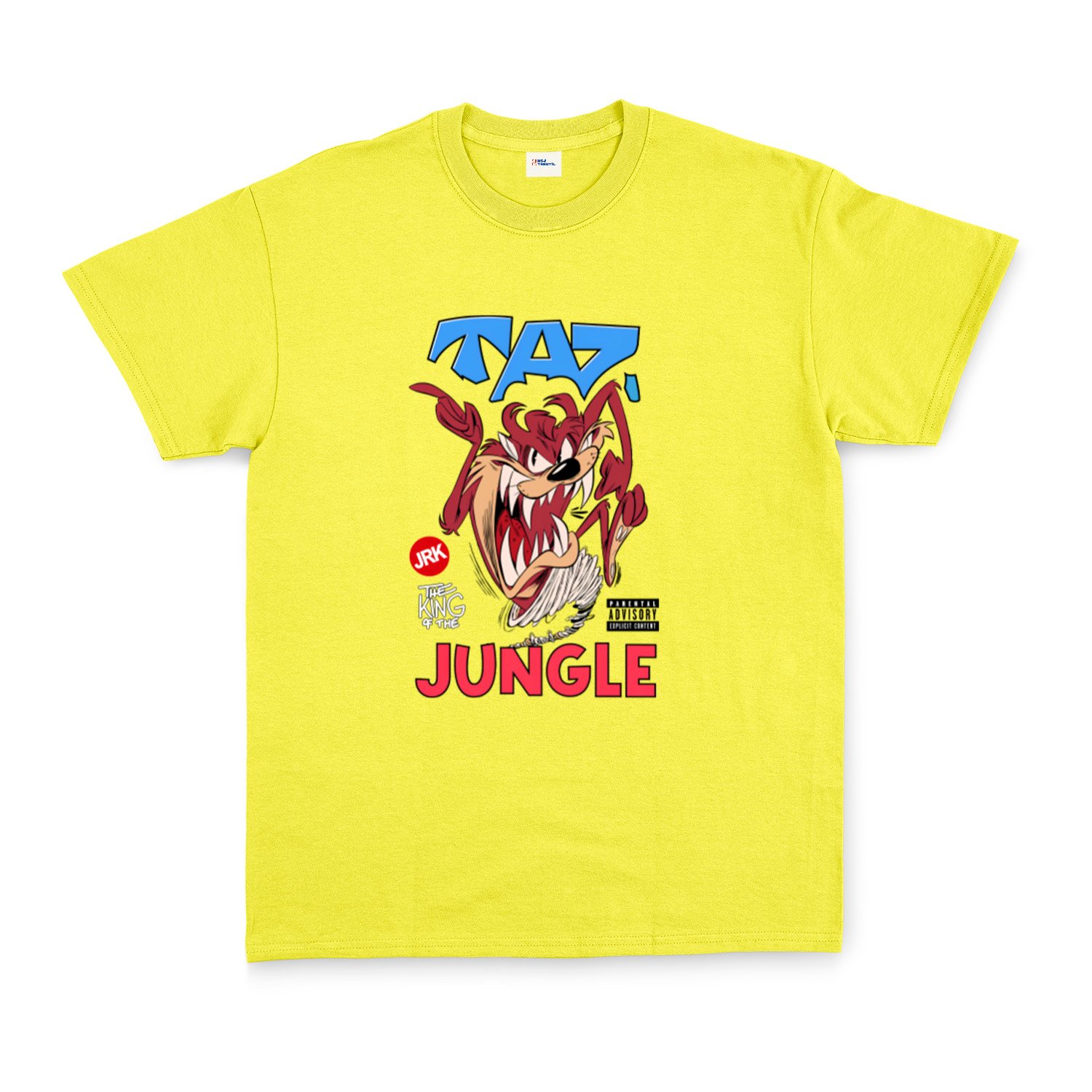 Taz The King of Jungle Tişört S - Sarı