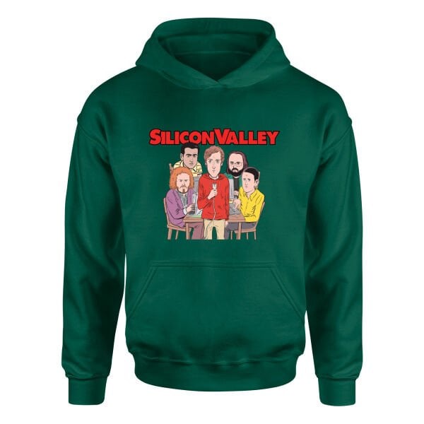 Silicon Valley Hoodie L - Nefti Yeşili