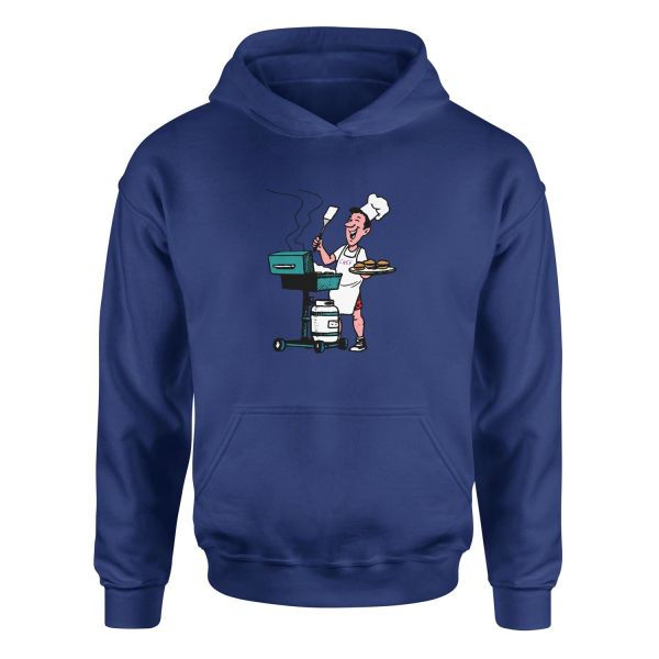BBQ Chef Hoodie M - İndigo Mavisi