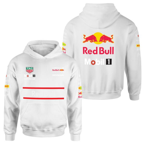 Red Bull Racing Teamline 2025 Hoodie S - Beyaz