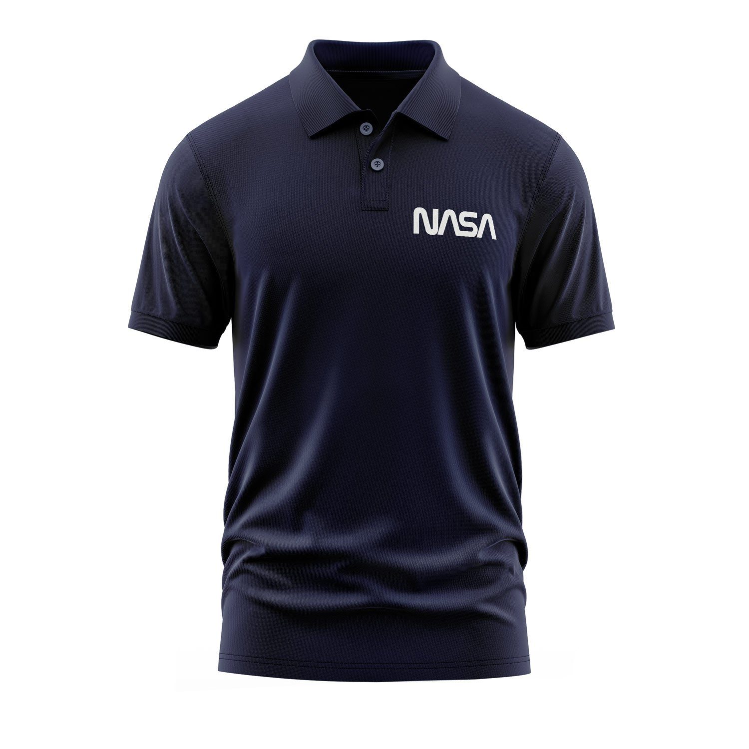NASA Polo Tişört XXL - İndigo Mavisi