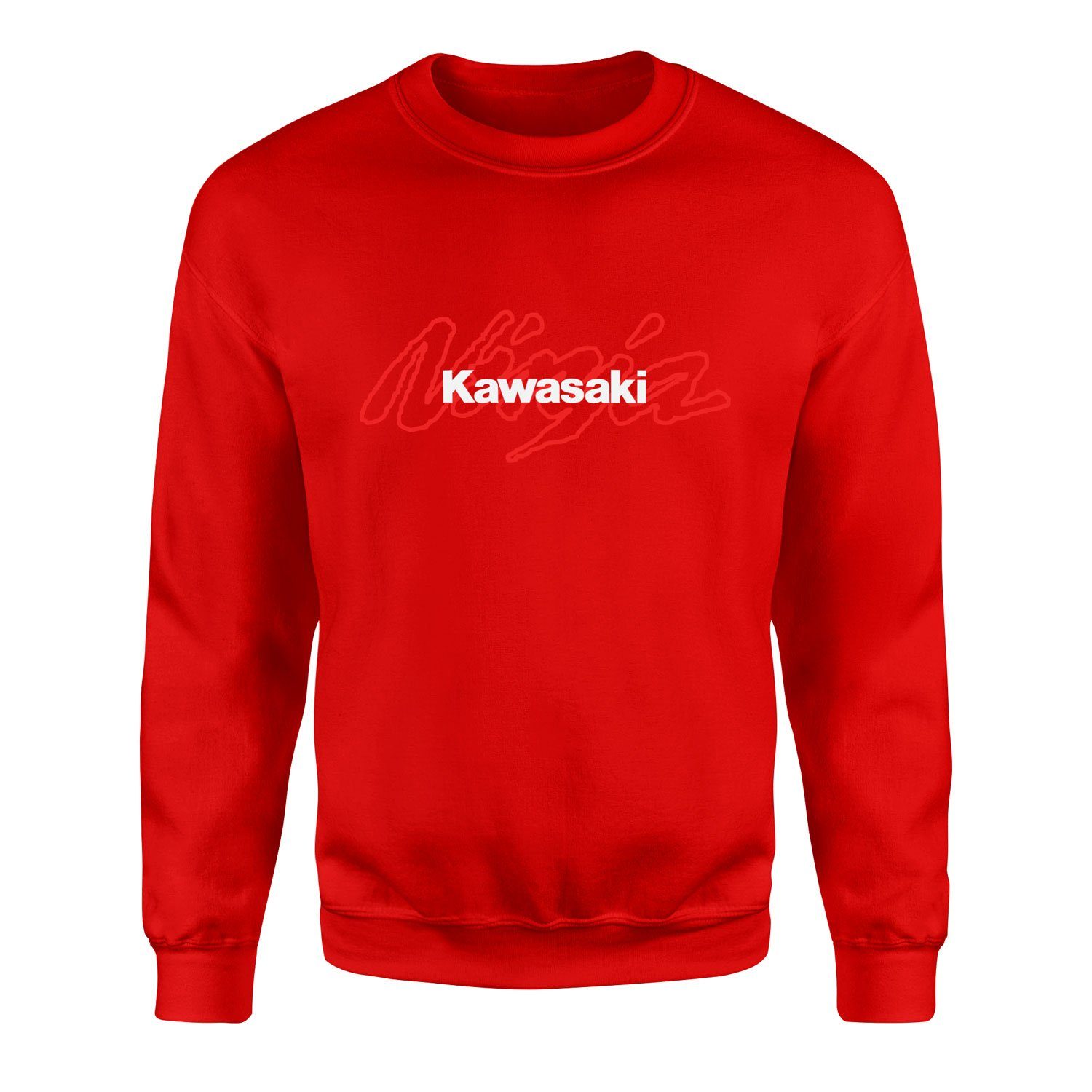 Kawasaki Ninja Power Sweatshirt L - Kırmızı