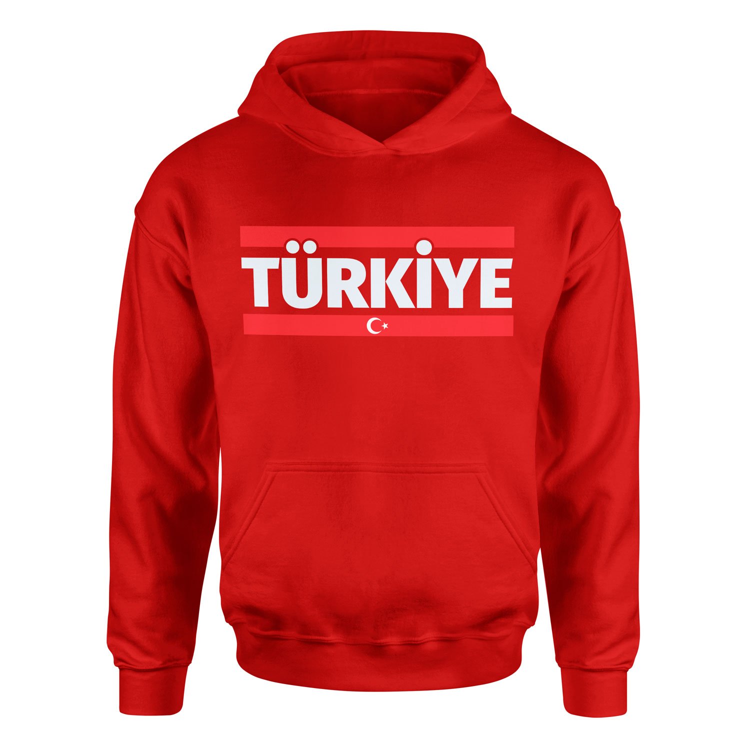 Türkiye Hoodie S - Kırmızı