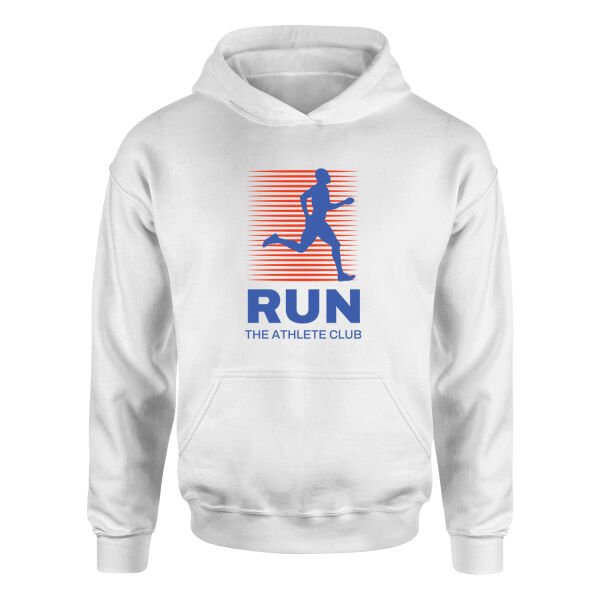 Run, The Athlete Club Hoodie XL - Beyaz