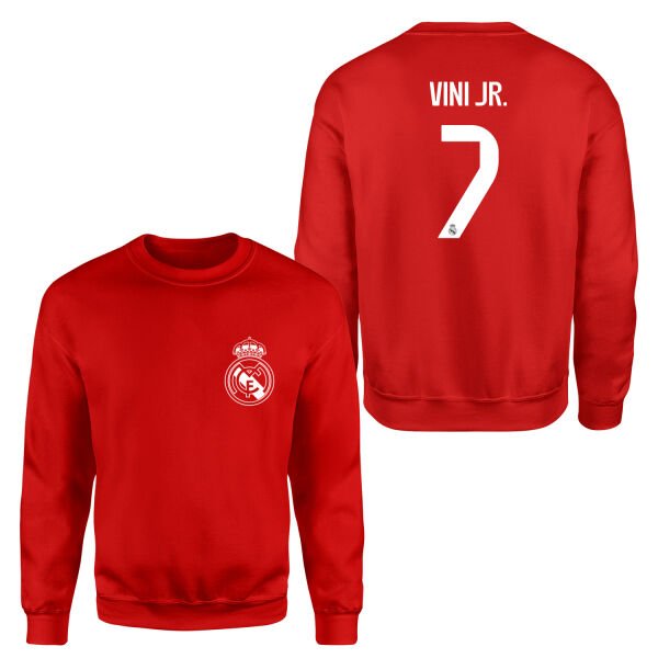 Vinícius Júnior RM BL Forma Sweatshirt M - Kırmızı