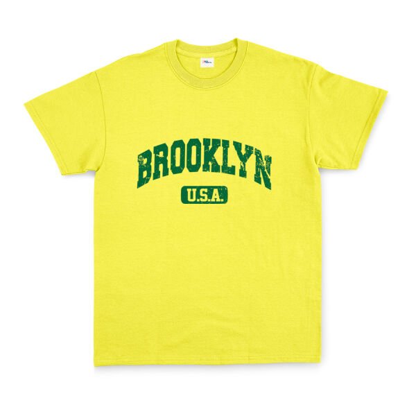 Brooklyn, USA Tişört S - Sarı