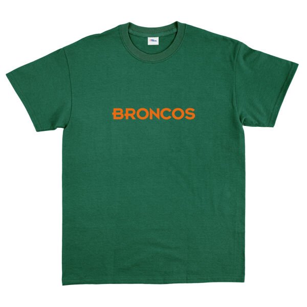 DEN BRONCOS Iconic Tişört M - Nefti Yeşili