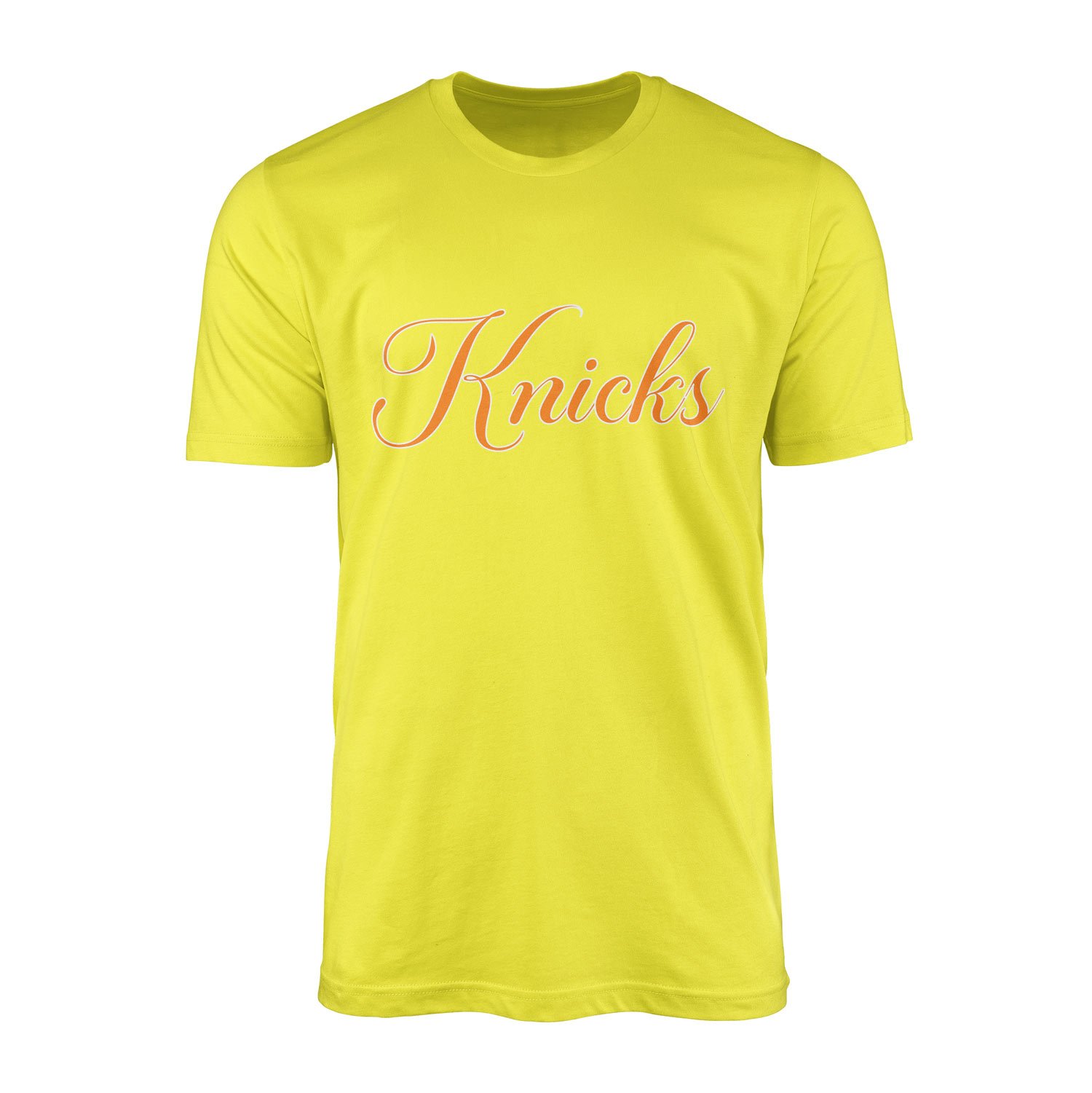 Knicks Cursive Tişört XXL - Sarı