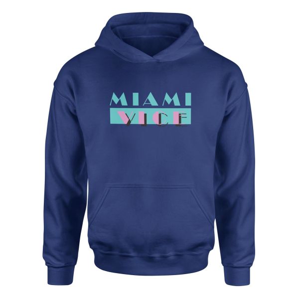Miami Vice Hoodie XL - İndigo Mavisi