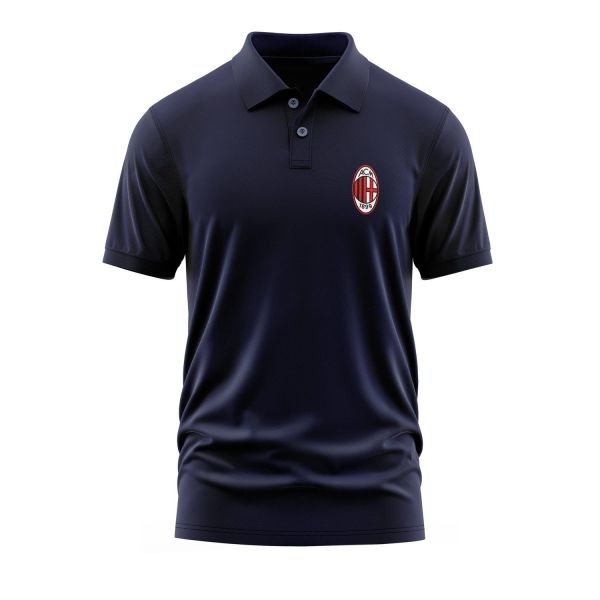 AC Milan Polo Tişört L - İndigo Mavisi