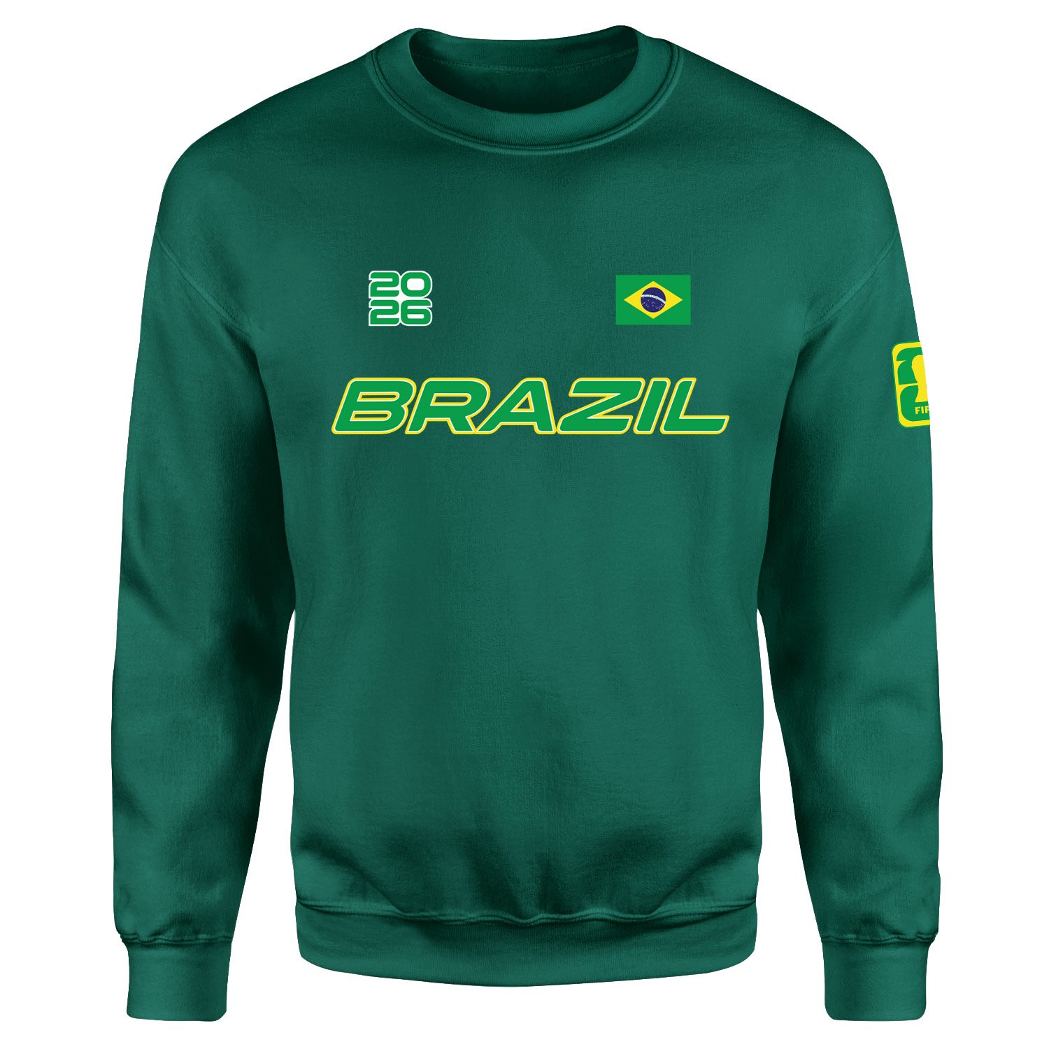 Brezilya 2026 Sweatshirt M - Nefti Yeşili