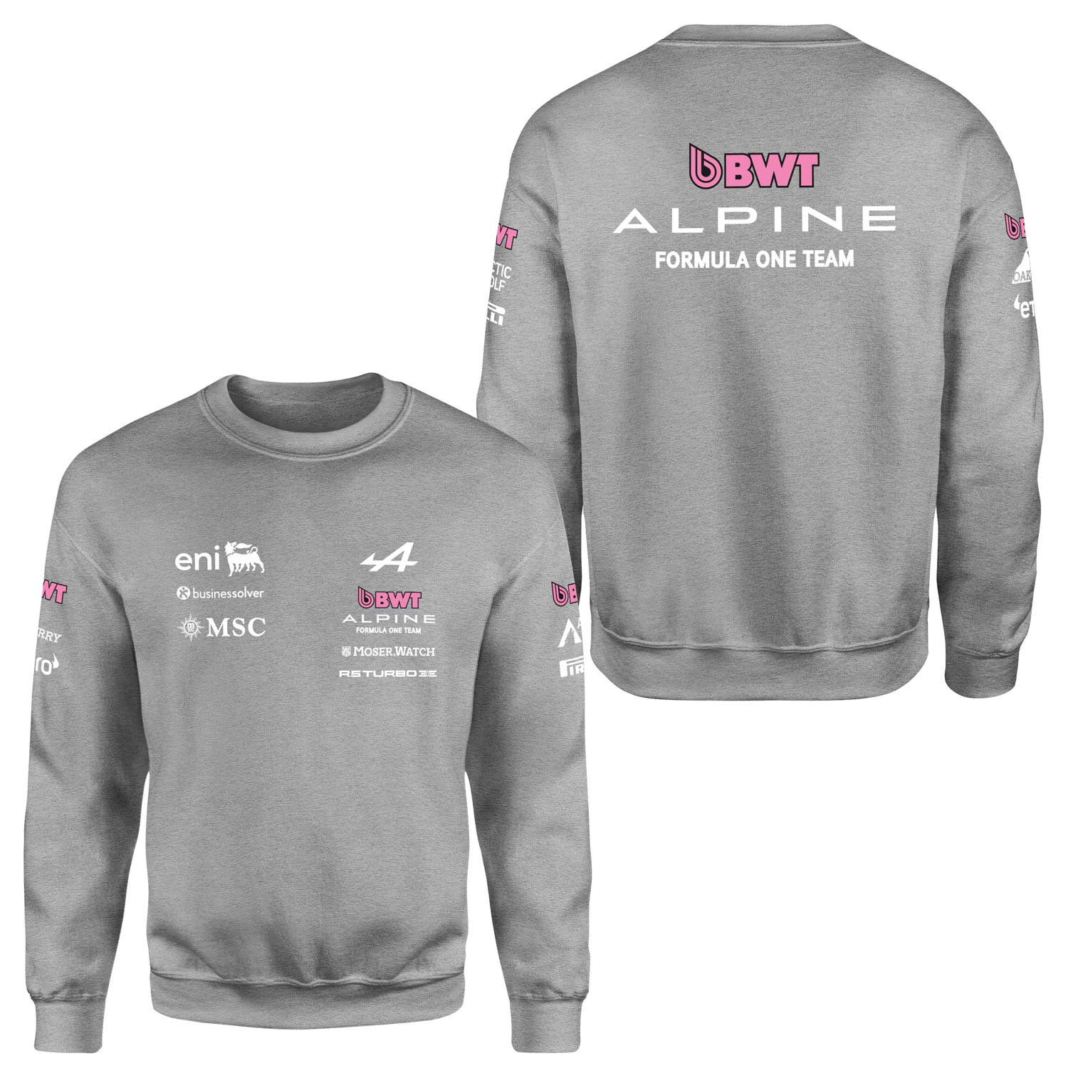 Alpine Racing 2026 Teamline Sweatshirt S - Gri | Alpine Racing Team ...