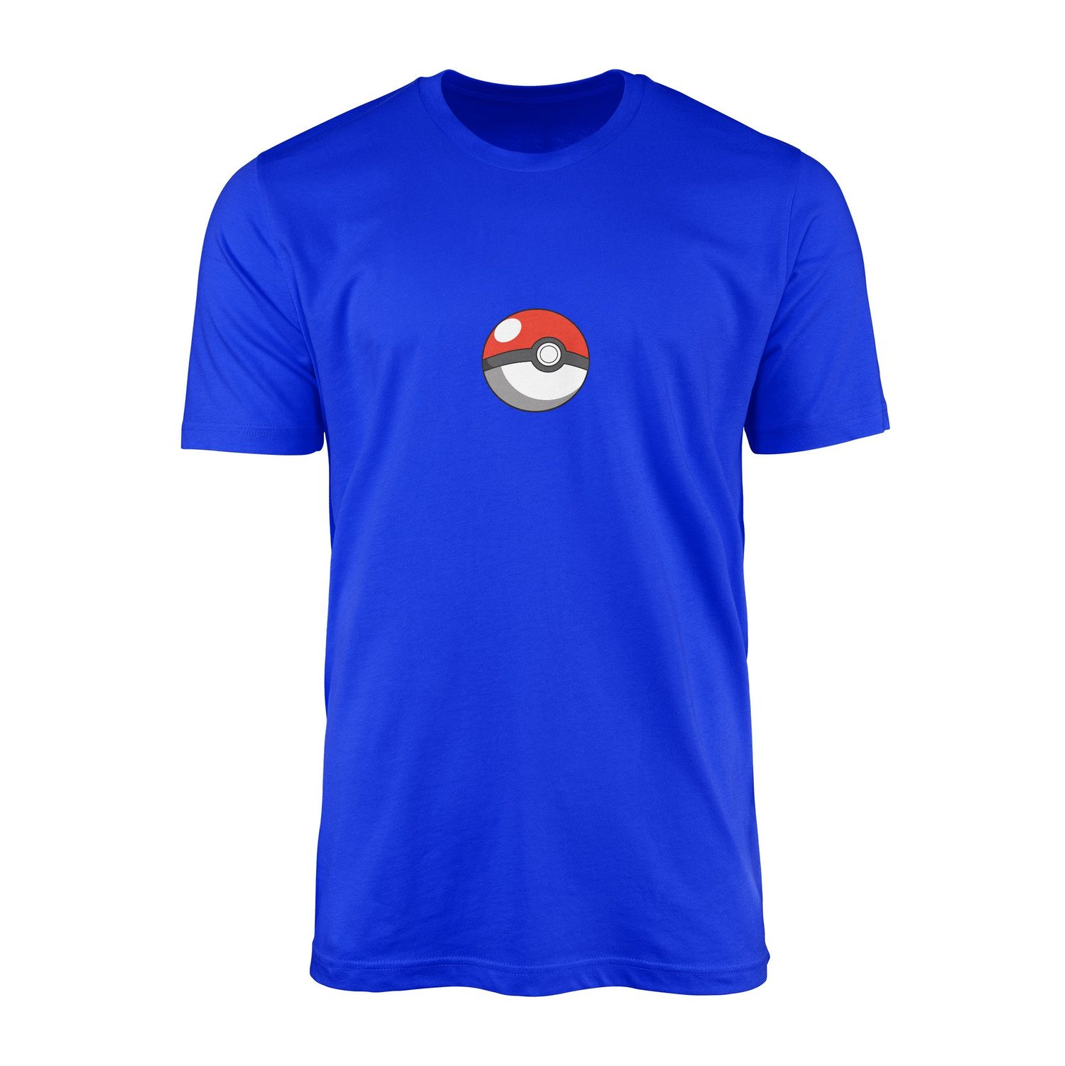 Pokeball Tişört L - Mavi