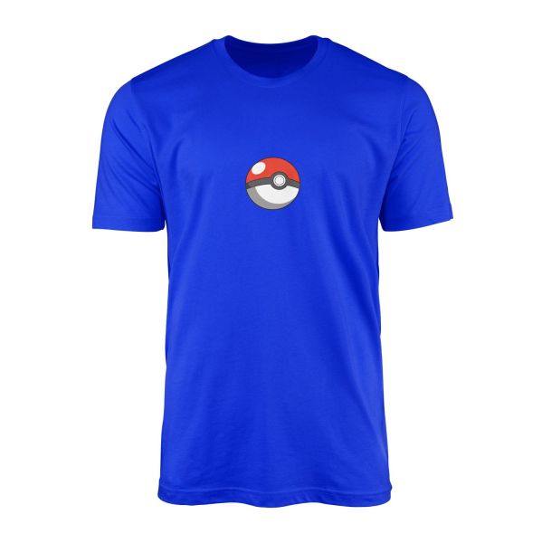 Pokeball Tişört L - Mavi