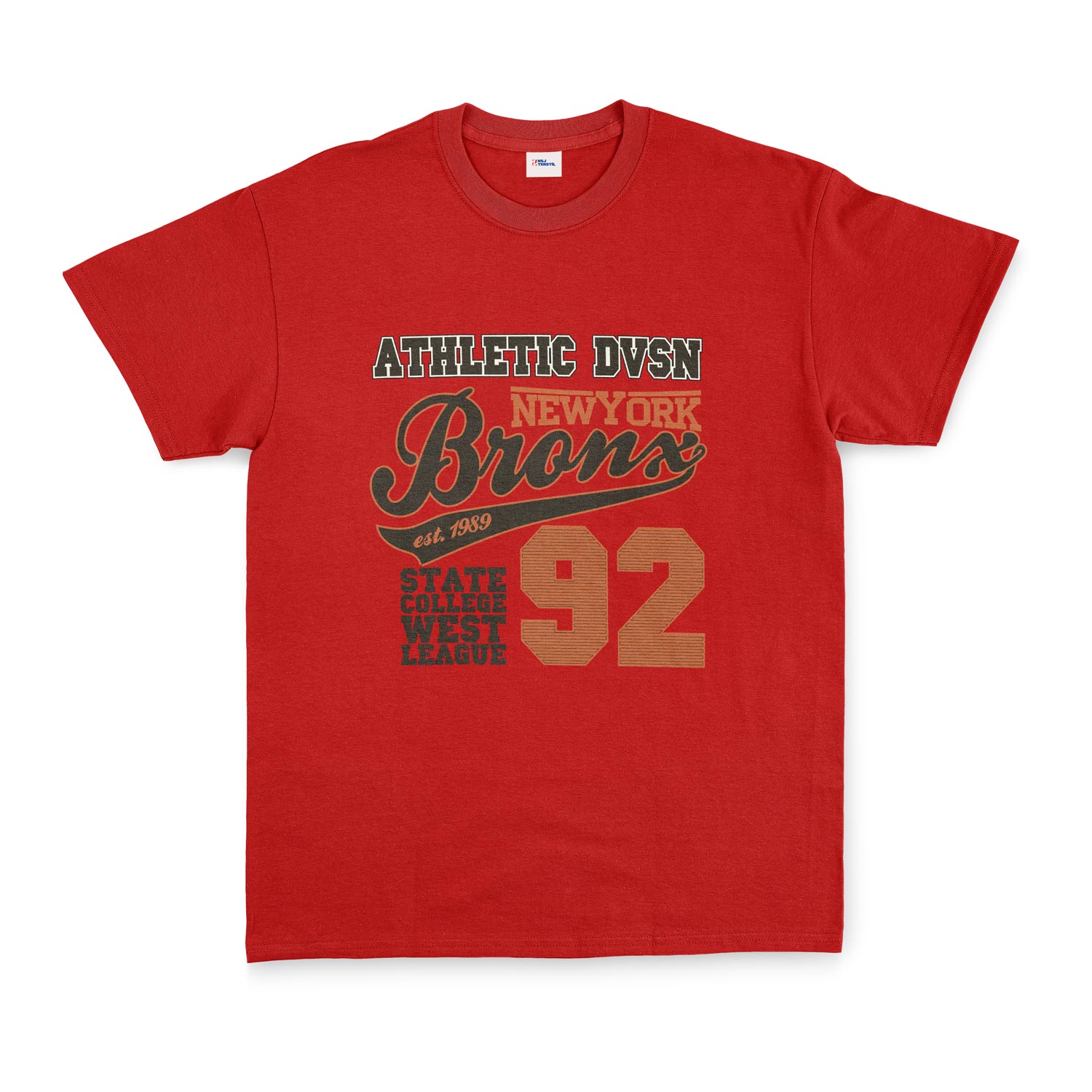 Athletic DVSN Bronx NY Tişört M - Kırmızı