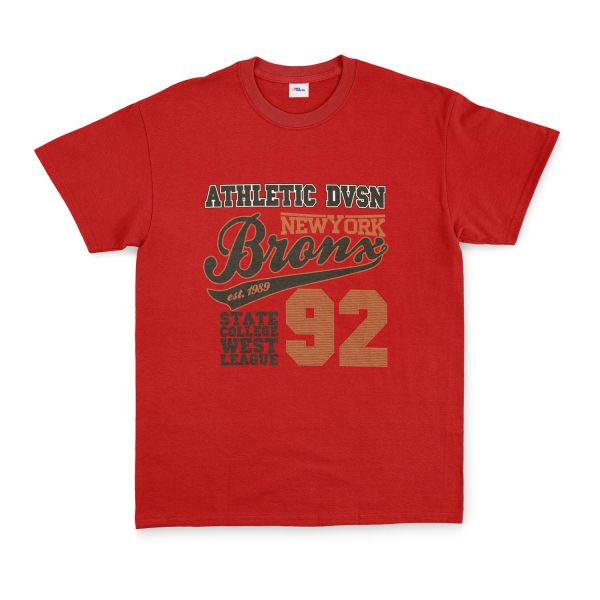 Athletic DVSN Bronx NY Tişört M - Kırmızı