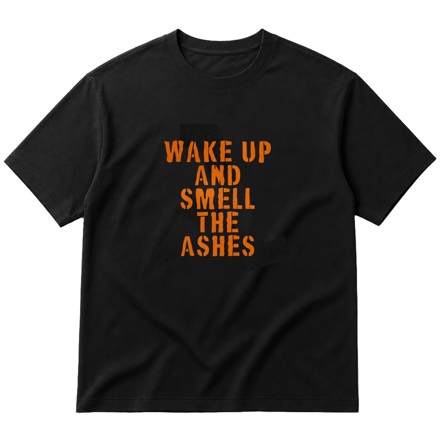 Wake Up And Smell the Ashes Oversize Tişört L - Siyah