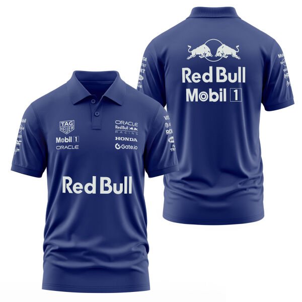 Oracle Red Bull Racing 25 SLVR Polo Tişört XL - İndigo Mavisi