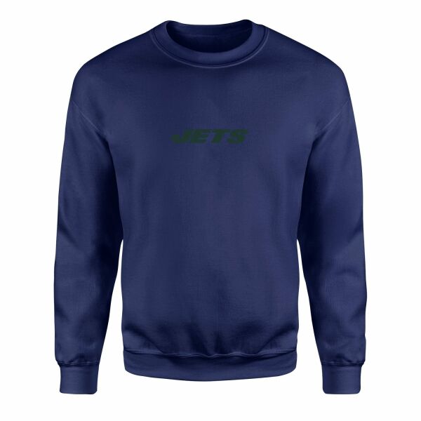 NY JETS Iconic Sweatshirt M - İndigo Mavisi