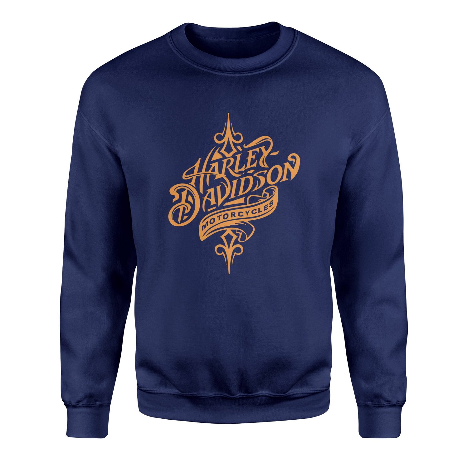 Harley-Davidson Motorcycles O Sweatshirt XL - İndigo Mavisi