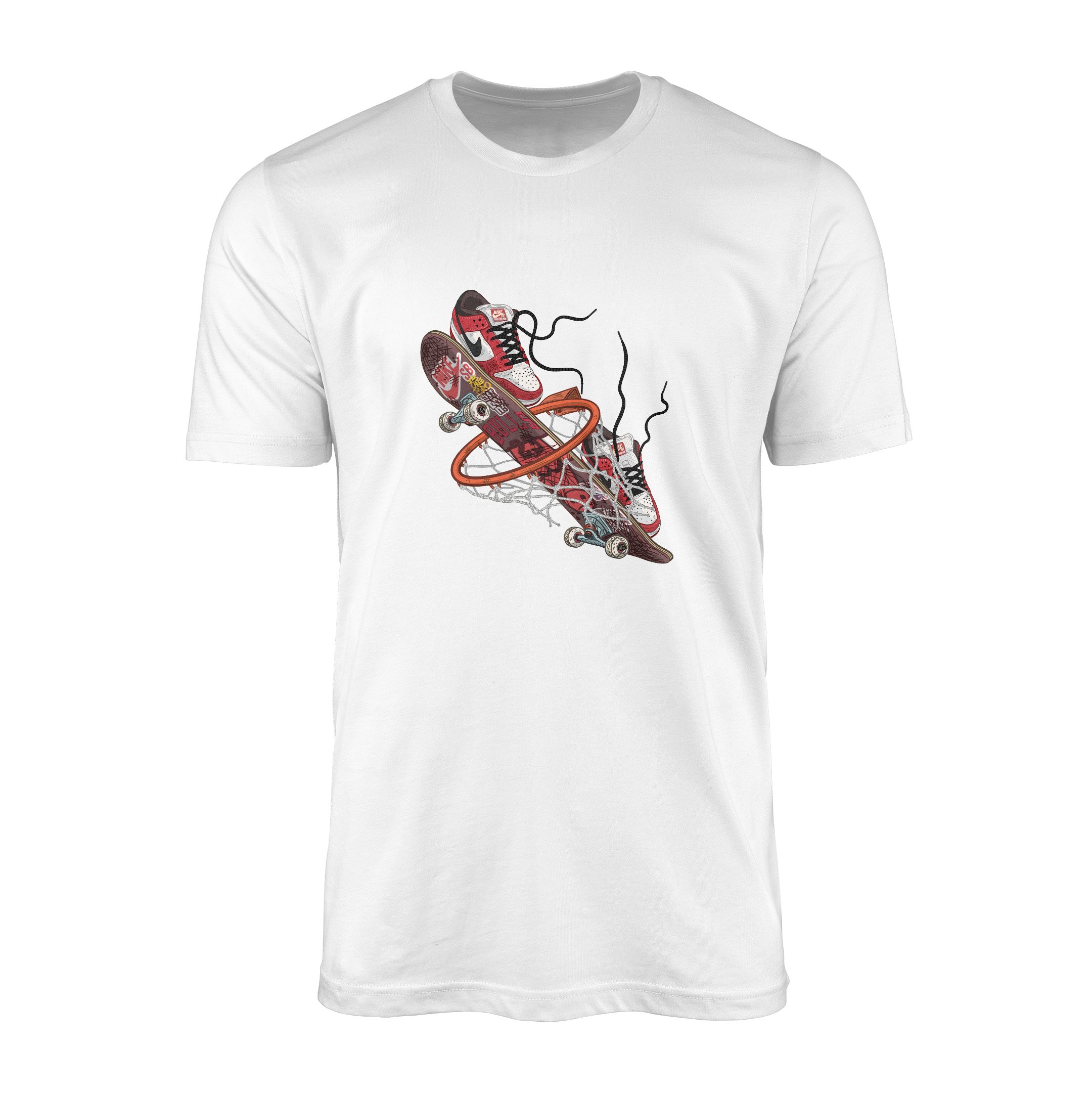 Air Jordan Skateboard Tişört XL - Beyaz