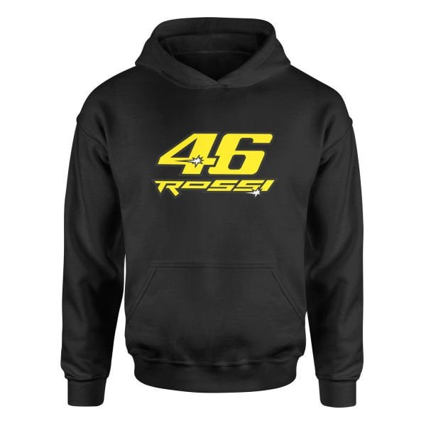 Valentino Rossi 46 Hoodie XXL - Siyah