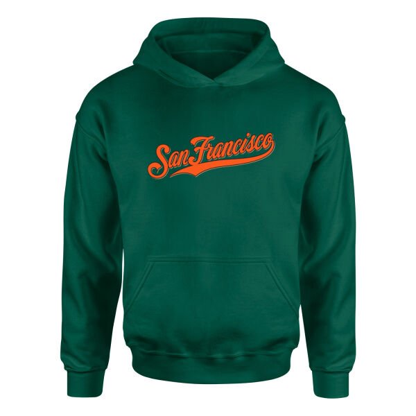 San Francisco Hoodie XL - Nefti Yeşili