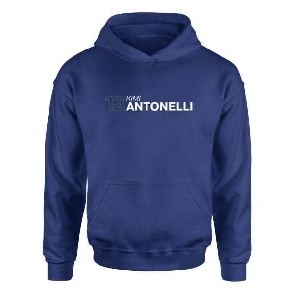 Kimi Antonelli 12 Hoodie M - İndigo Mavisi