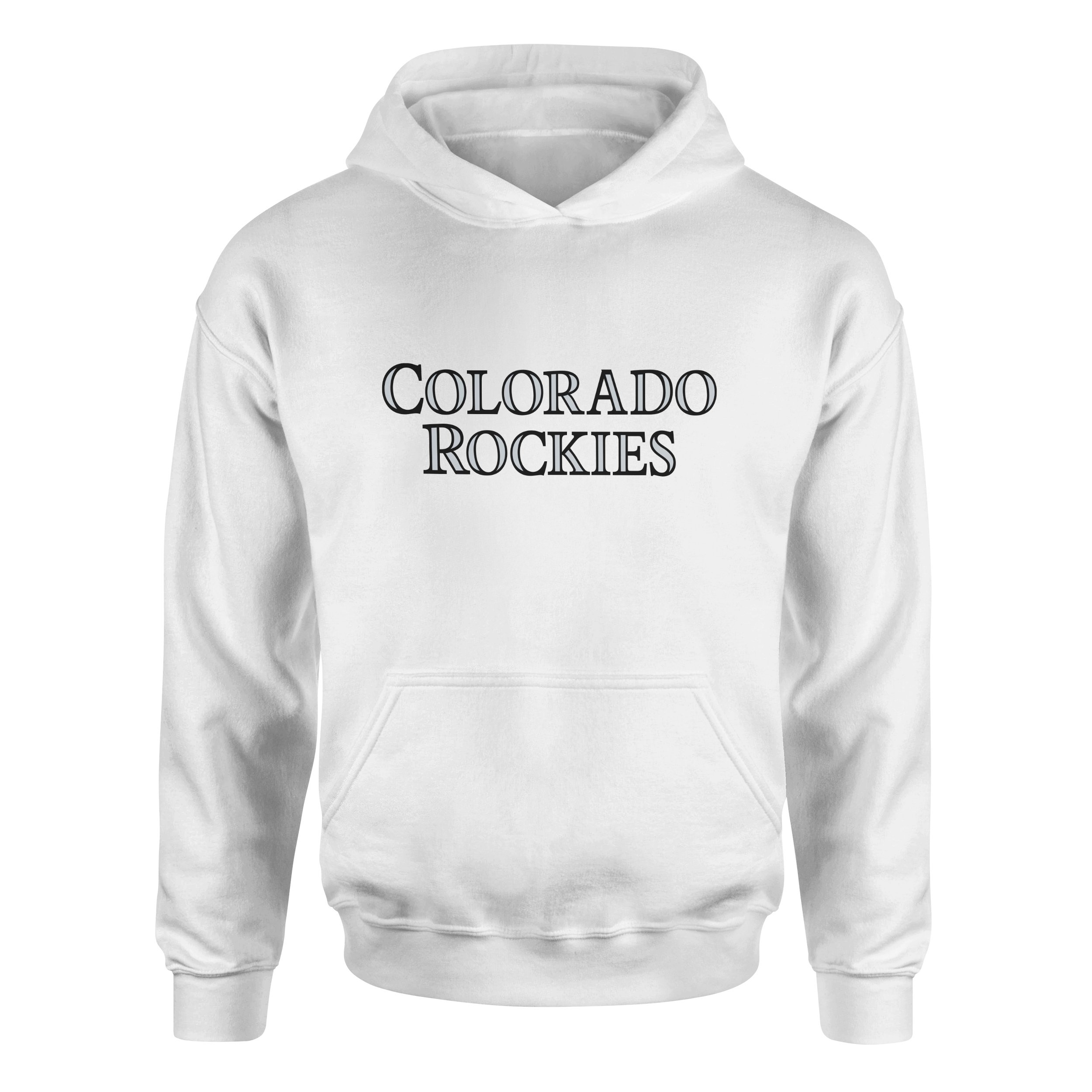 Colorado ROCKIES Hoodie XL - Beyaz