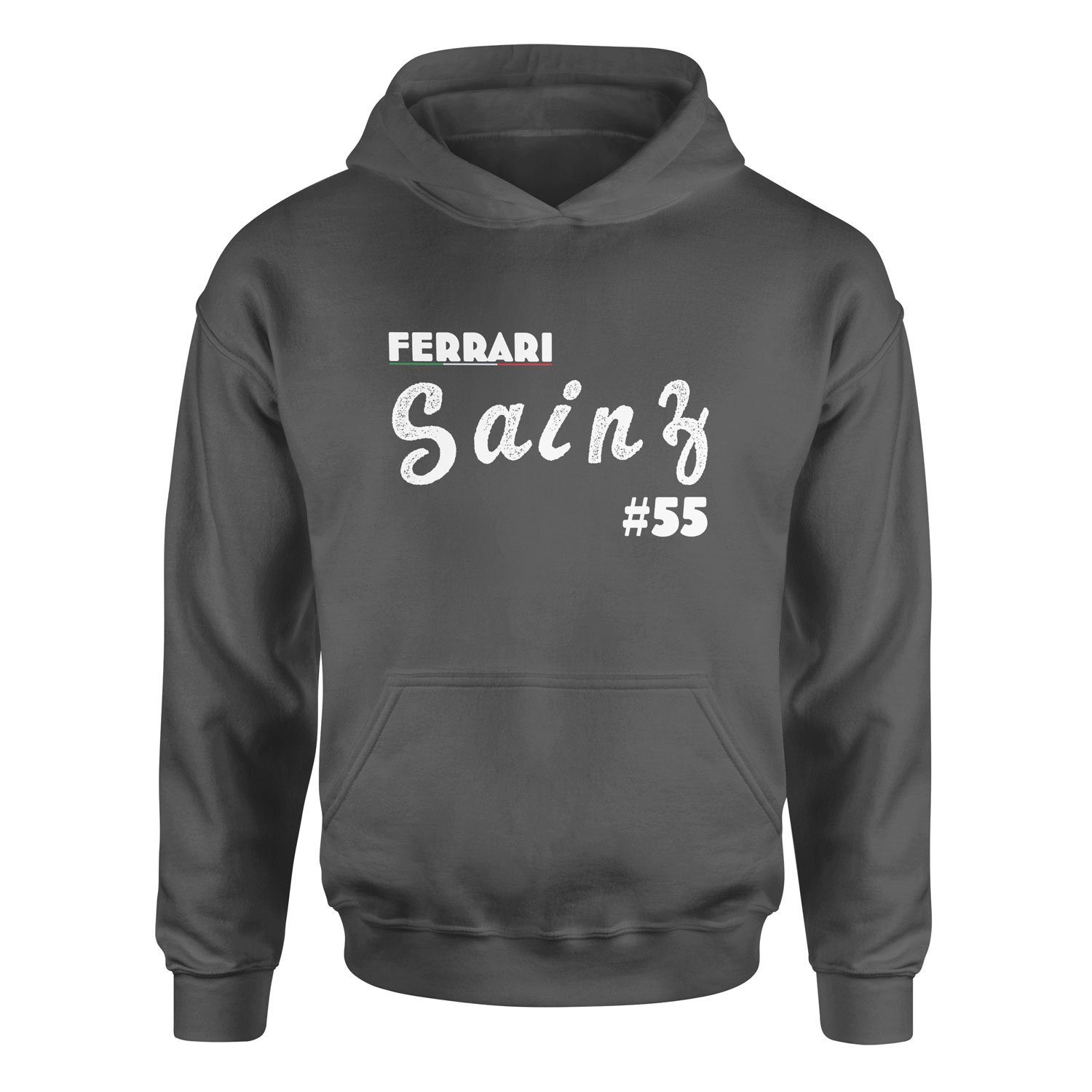 Carlos Sainz Cursive Illustration Hoodie XXL - Füme