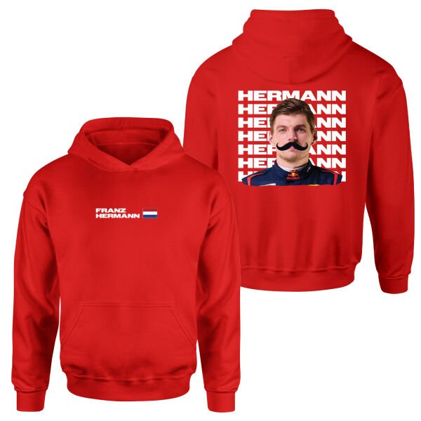 Franz Hermann Red Bull Driver Hoodie M - Kırmızı