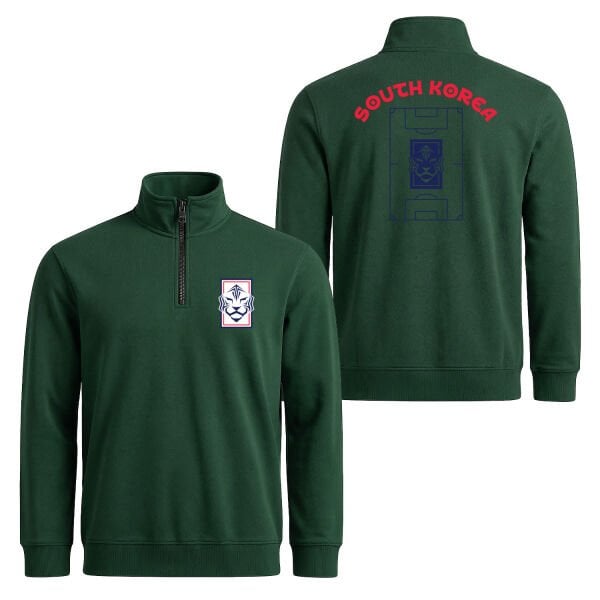 Güney Kore Dünya Kupası 2026 Yarım Fermuarlı Sweatshirt