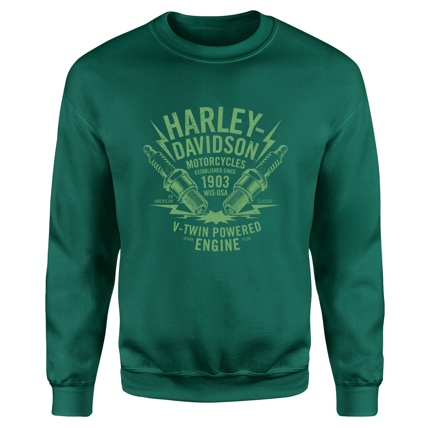 Harley-Davidson XII Sweatshirt M - Nefti Yeşili
