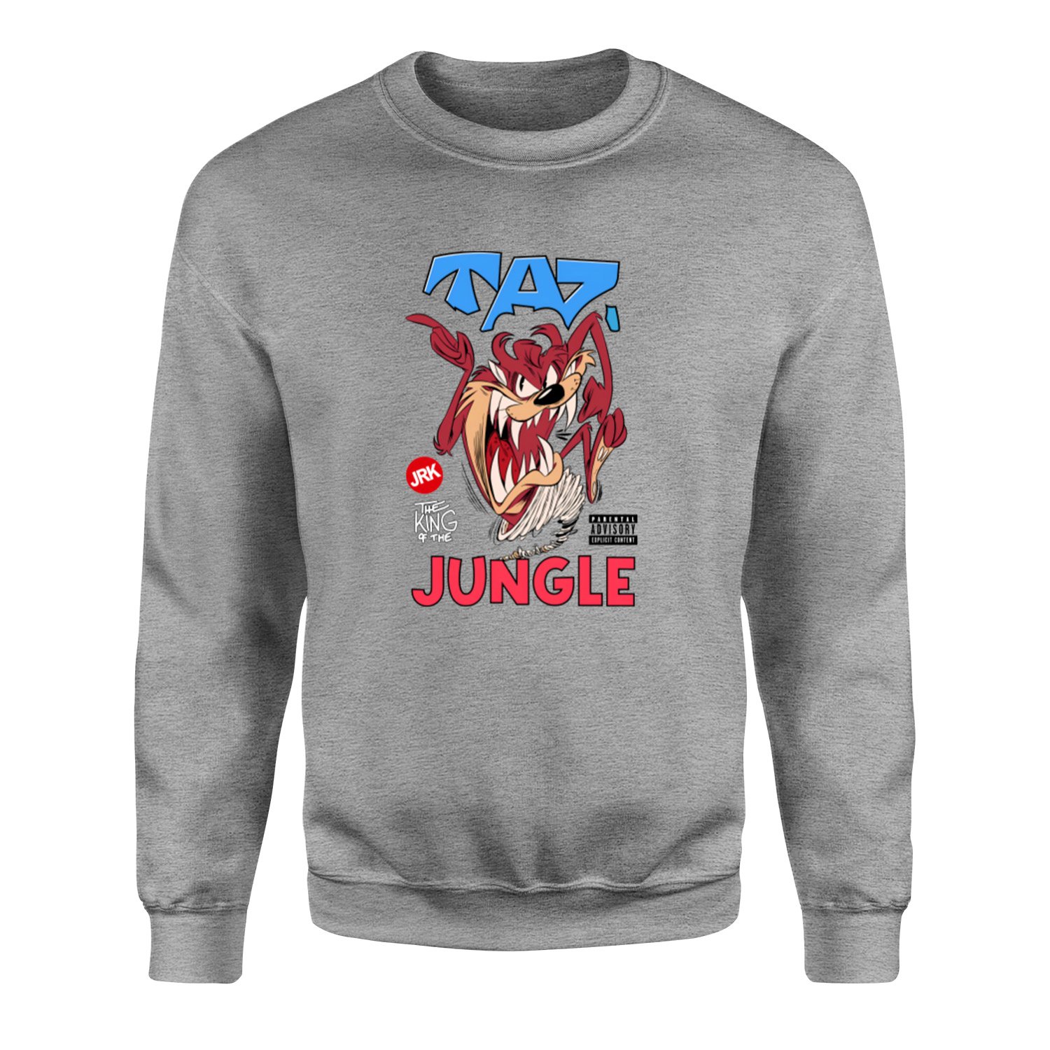 Taz The King of Jungle Sweatshirt L - Gri
