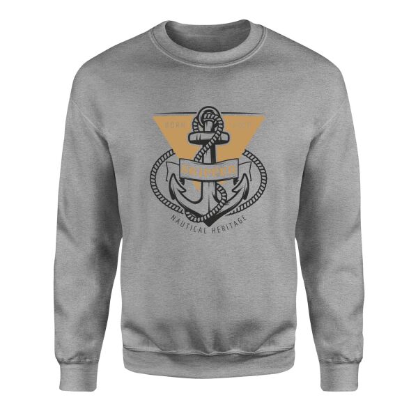 Skipper Denizci Sweatshirt S - Gri