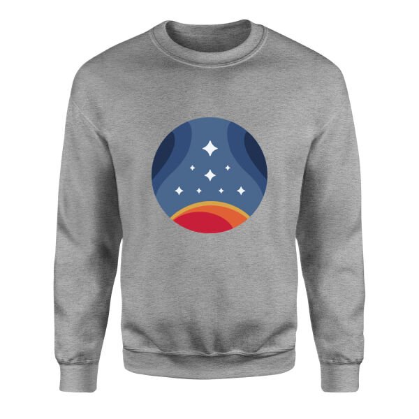 Starfield Constellation Sweatshirt M - Gri