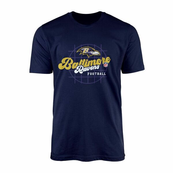 Baltimore Ravens Purple Thunder Tişört L - İndigo Mavisi